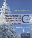 Programming and problem solving with C++ / Nell Dale, University of Texas, Austin, Chip Weems, University of Massachusetts, Amherst.