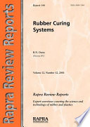 Rubber curing systems / R.N. Datta.