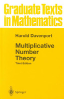 Multiplicative number theory / Harold Davenport.