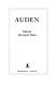 Auden / Richard Davenport-Hines.