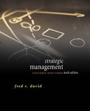 Strategic management : concepts and cases.