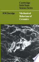 Mechanical behaviour of Ceramics.
