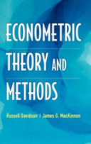 Econometric theory and methods / Russell Davidson, James MacKinnon.