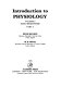 Introduction to physiology / (by) Hugh Davson, M.B. Segal
