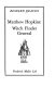 Matthew Hopkins : Witch Finder General / (by) Richard Deacon.