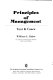 Principles of management : text & cases / (by) William L. Dejon.