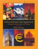 International management : managing across borders and cultures / Helen Deresky.