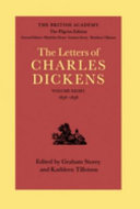 The letters of Charles Dickens / general editors: Madeline House, Graham Storey, Kathleen Tillotson