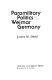 Paramilitary politics in Weimar Germany / James M. Diehl.