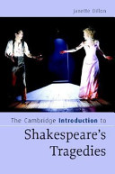 The Cambridge introduction to Shakespeare's tragedies / Janette Dillon.
