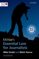 McNae's essential law for journalists.