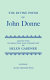 The divine poems (of) John Donne / edited with introduction and commentary by Helen Gardner.