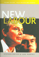 New Labour / Stephen Driver & Luke Martell.