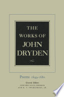 The works of John Dryden edited by E.N. Hooker [and others].