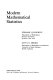 Modern mathematical statistics / Edward J. Dudewicz, Satya N. Mishra.