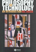 Philosophy of technology : an introduction / Val Dusek.