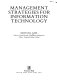 Management strategies for information technology / Michael J. Earl.