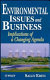 Environmental issues and business : implications of a changing agenda / Sally Eden.