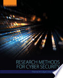 Research methods for cyber security Thomas W. Edgar, David O. Manz.