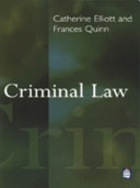 Criminal law / Catherine Elliott and Frances Quinn.