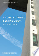 Architectural technology / Stephen Emmitt.