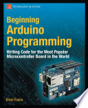 Beginning Arduino programming Brian Evans.
