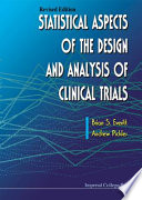 Statistical aspects of the design and analysis of clinical trials Brian Everitt and Andrew Pickles.