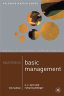 Mastering basic management / E. C. Eyre and Richard Pettinger.
