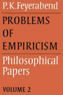 Problems of empiricism / Paul K. Feyerabend.