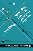 Managing quality in qualitative research / Uwe Flick.