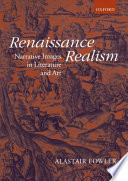 Renaissance realism : narrative images in literature and art / Alastair Fowler.