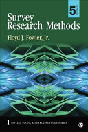 Survey research methods / Floyd J. Fowler, Jr.