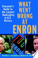 What went wrong at Enron everyone's guide to the largest bankruptcy in U.S. history / Peter C. Fusaro, Ross M. Miller.