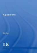 Auguste Comte / Mike Gane.