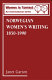 Norwegian women's writing, 1850-1990 / Janet Garton.
