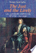 The just and the lively : the literary criticism of John Dryden.