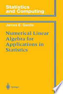 Numerical linear algebra for applications in statistics / James E. Gentle.