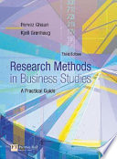 Research methods in business studies : a practical guide / Pervez Ghauri, Kjell Grønhaug.