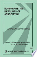 Nonparametric measures of association / Jean Dickinson Gibbons.