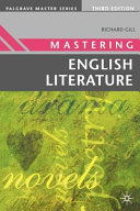 Mastering English literature / Richard Gill.