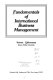 Fundamentals of international business management / Steven Globerman.