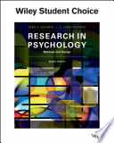 Research in psychology : methods and design / Kerri A. Goodwin, C. James Goodwin.