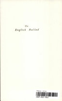 The English ballad : a short critical survey / by R. Graves.