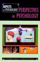 Perspectives in psychology / Richard Gross & Rob McIlveen.