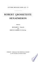 Hexaëmeron / Robert Grosseteste ; edited by Richard C. Dales and Servus Gieben.