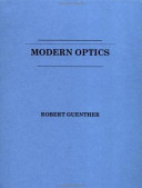 Modern optics / Robert D. Guenther.