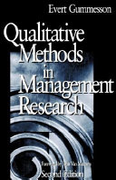 Qualitative methods in management research / Evert Gummesson ; foreword by John Van Maanen.