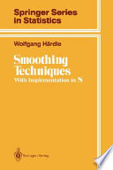 Smoothing techniques : with implementation in S / Wolfgang Härdle.