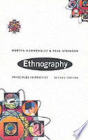 Ethnography : principles in practice / Martyn Hammersley and Paul Atkinson.