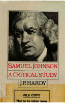 Samuel Johnson : a critical study / (by) J.P. Hardy.